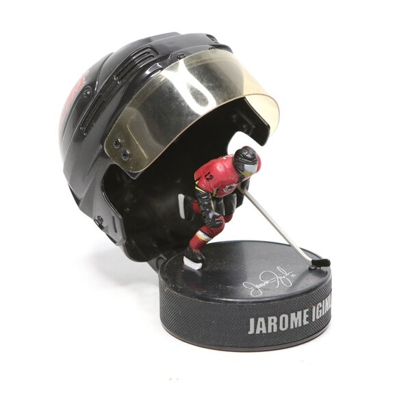 JAROME IGINLA 2009 NHL Hockey Helmet McDonalds Collectable Toy Calgary Flames - Picture 5 of 8